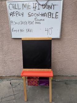 Play & Art Easel Pizzaron Para Niños