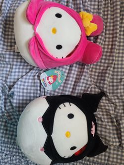 Hello Kitty in My Melody/ Kuromi Hoodie (Squishmallows)