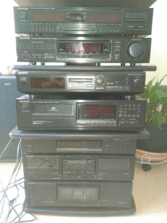 Kenwood spectrum 990d stereo rack system - $800