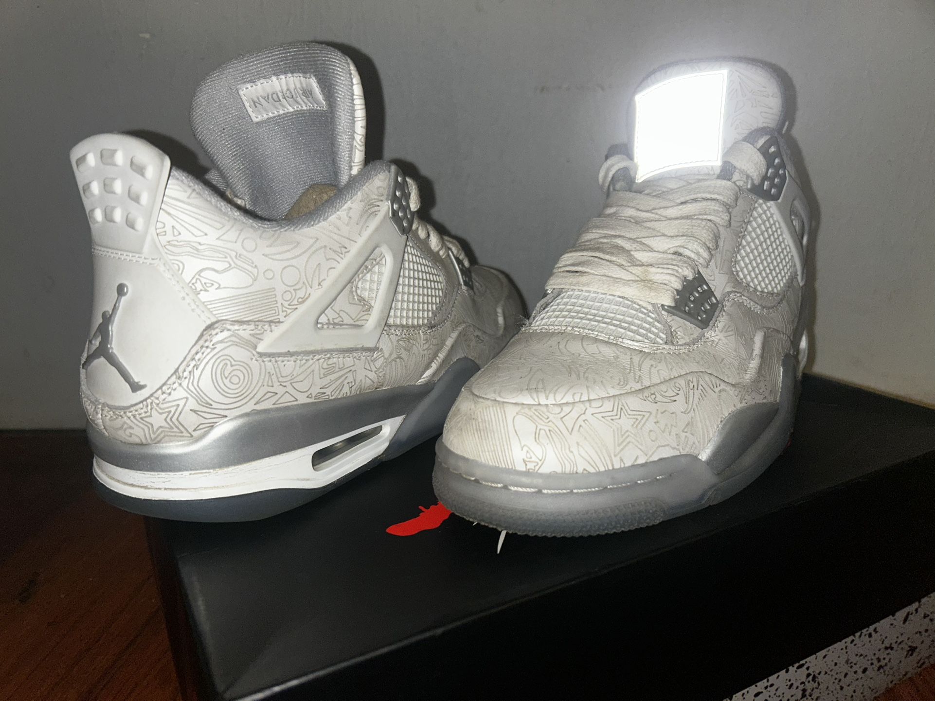 Jordan 4 Retro Lasers