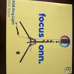 8" Tabletop LED Ring Light with Tripod