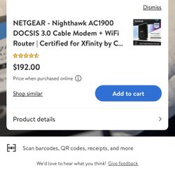 NETGEAR Nighthawk AC1900 Router