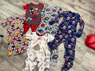 Toddler Boy Pajama Bundle – 4 Sets