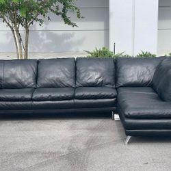 Sectional Sofa/Couch - Leather - El Dorado - Delivery Available 🚛