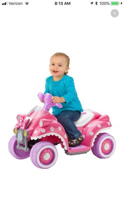 Minnie 6v quad ride on