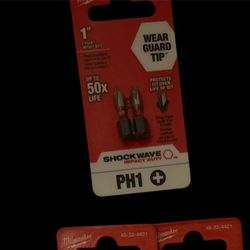 Milwaukee Shockwave PH1 Impact Duty Bits - 2 Pack