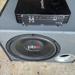 $50 Or Best Offer - PowerBass ASA 300.2X Amplifier And 12” Sub