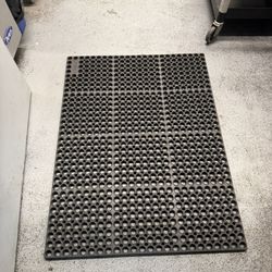 2 36x46 Rubber Commercial Kitchen Mats 