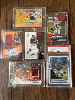 NFL Football Trading Card Lot of 6