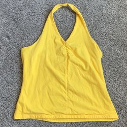 Halter Top-Yellow