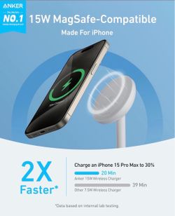 Anker MagGo iPhone & Samsung MagSafe Charger Compatible Stand