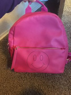 Pink backpack