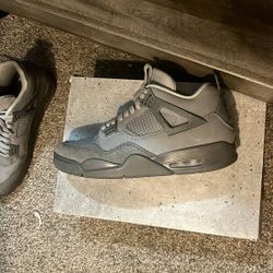 Jordan 4 cement worn*