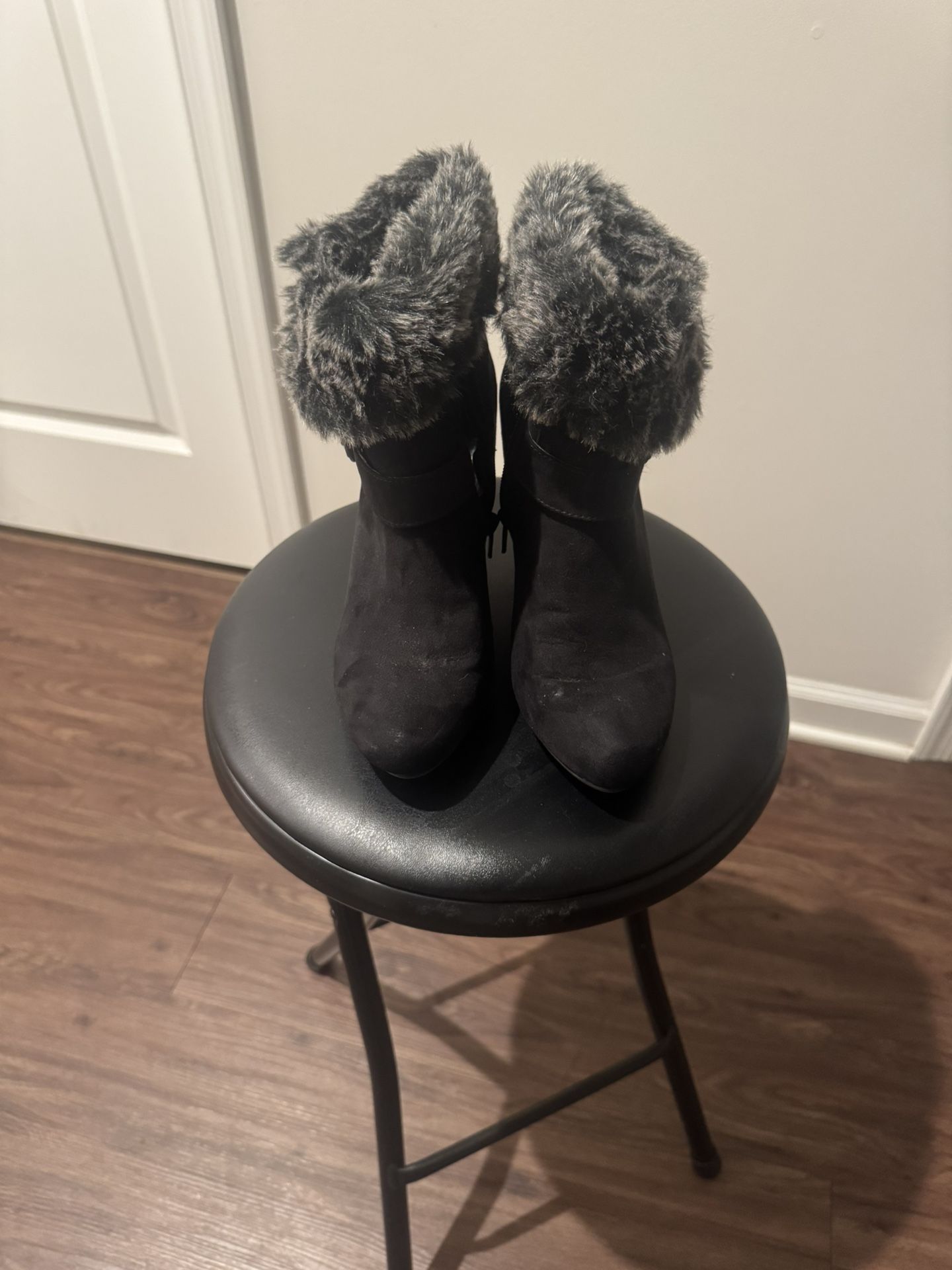 Dana Buchman Boots With Faux Fur