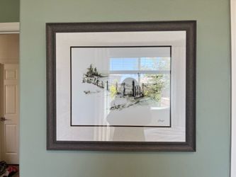 Farm Fence Paintings (Two)