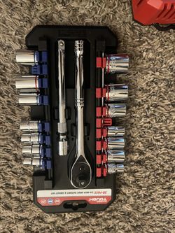 Hyper Tough 20 Piece Mechanic Ratchet Drive 3/8 Inch Set 