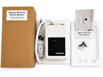 ECOTINYMACH 5500W 110V Instant Tankless Electric Water Heater – New Open Box