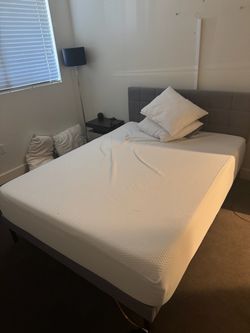 Bed frame and Foam mattress (Queen)