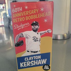 60th Anniversary  Kershaw bobblehead
