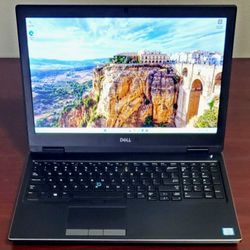 4K LCD Dell 16" WorkStation Intel Hexa Core 4.4 GHz 32 GB RAM 1 TB NVMe SSD Nvidia RTX Graphics 4 GB DDR5 Windows 11 Professional 