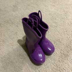 Toddler Size 7 Purple Rain Snow Boot