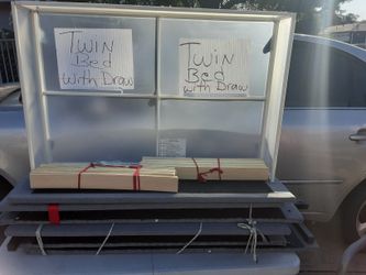 Twin Size Bed With 1 Draw