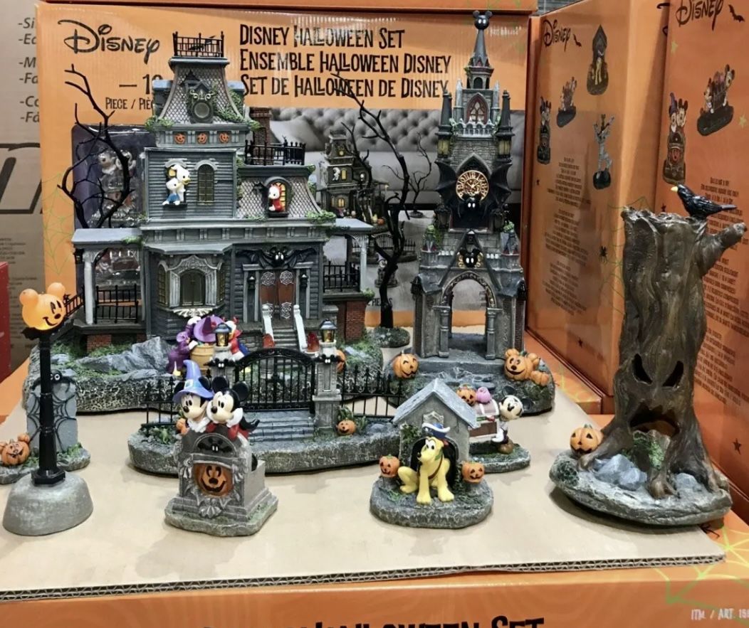 Sale Disney Halloween Village Set