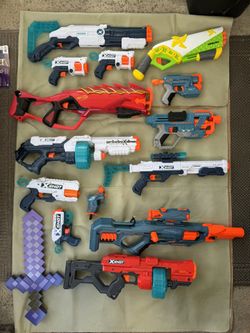 Nerf Gun Lot