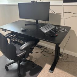 Sit / Stand 60x30 Black Desk