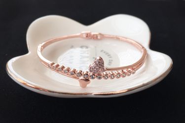 18k rose gold plated bracelet