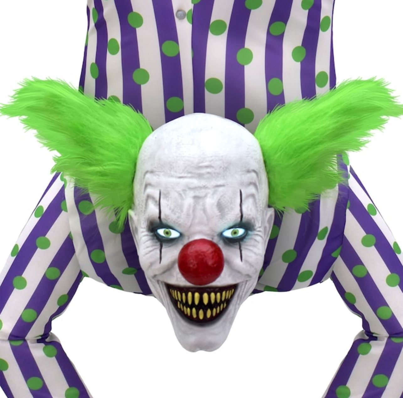 Haunted Living 8.5-ft Laughing LED Handstand Clown Animatronic
