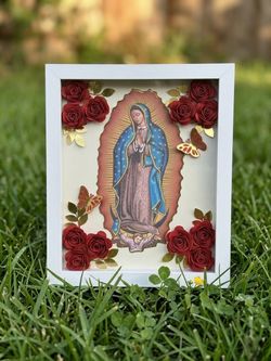 Customized Virgen Mary Shadow box