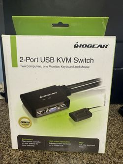2-Port USB KVM Switch