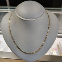 14k Gold Figure Necklace 9.2 Grams 22 Long Layaway Available 10% Down If You Are Interested Ask For Maribel Thank You 