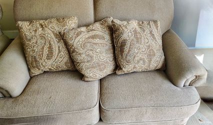 Tan Sofa & Love Seat