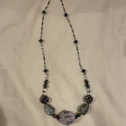 Art Crystal Bead Necklace