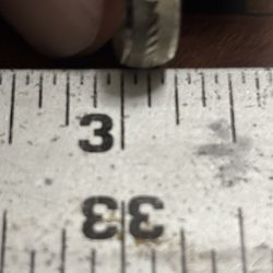 14k White Gold Band By Frederick Goldman