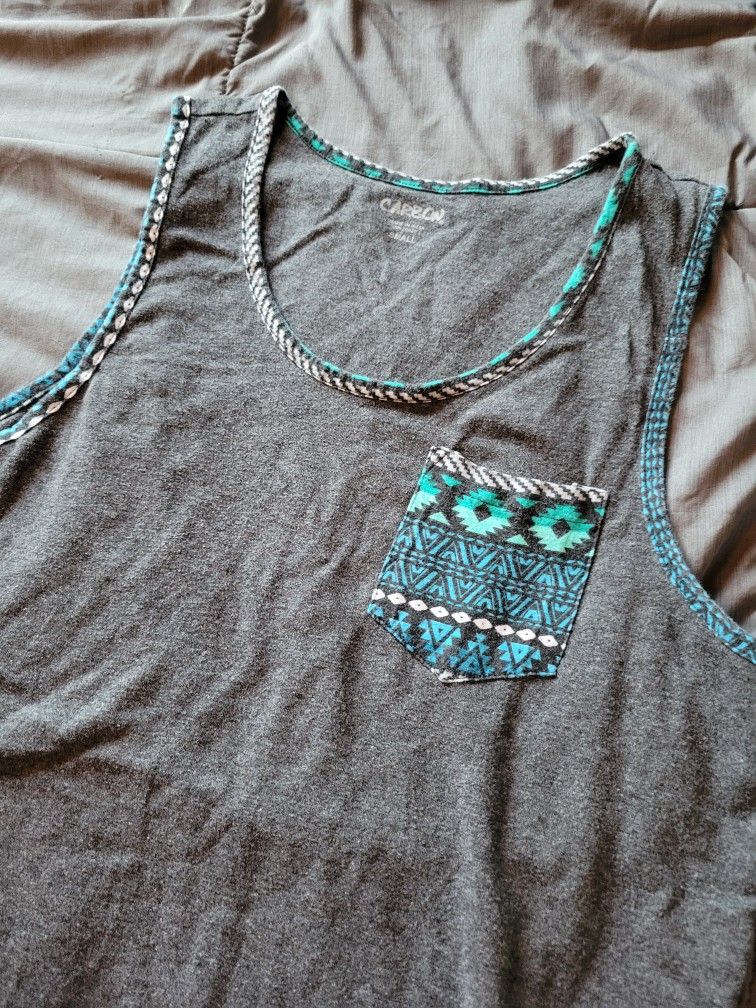 (Worn 1x) Men's Size Small Grey Tanktop