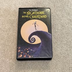 The Nightmare Before Christmas VHS