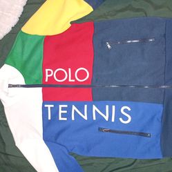 Polo Ralph Lauren Men's Colorblock Tennis Track Jacket.