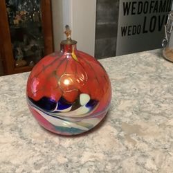 Hand Blown Oil Candle