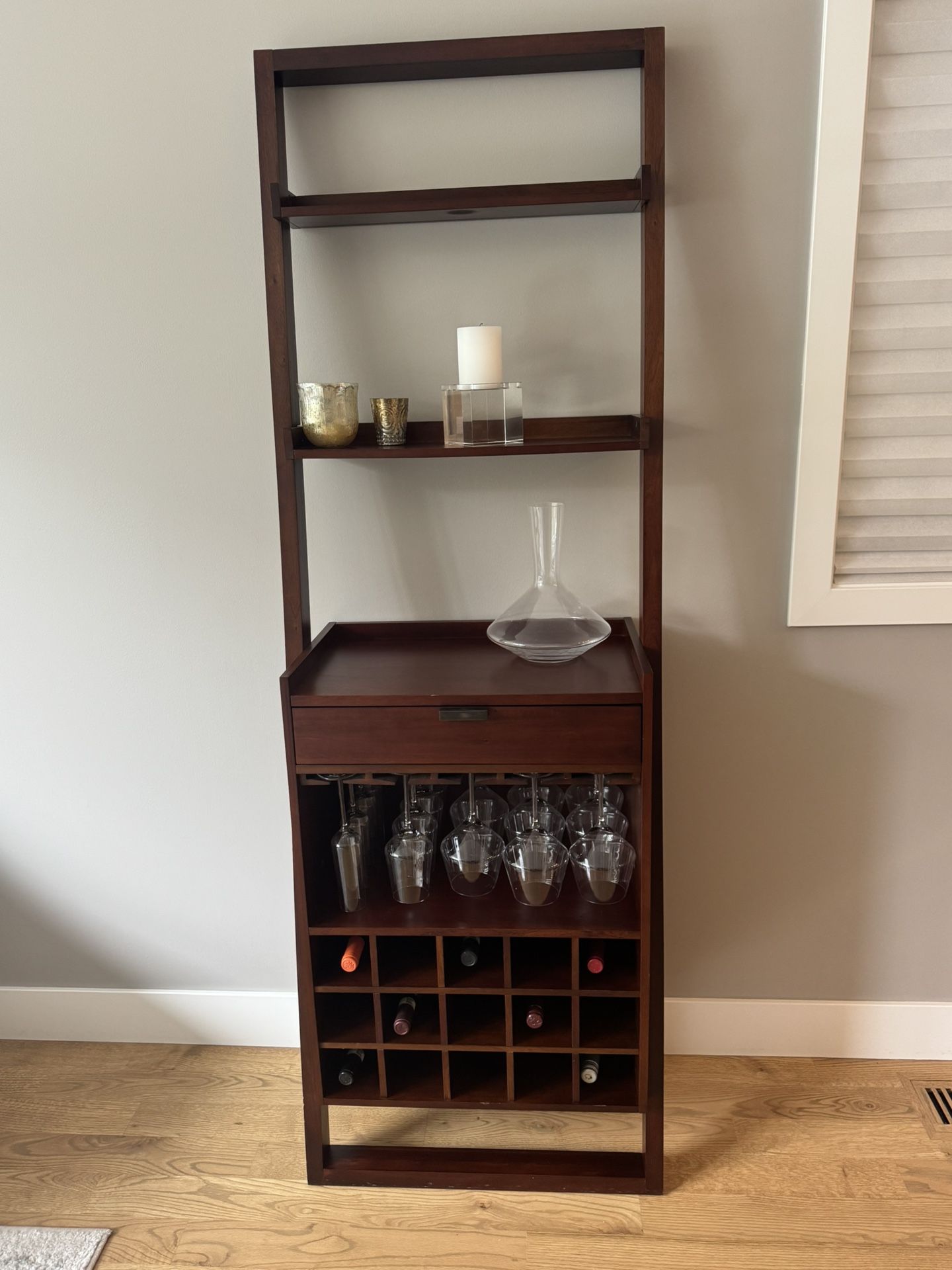 Crate and Barrel Wine Cabinet