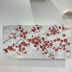 Cherry Blossom wall art canvas