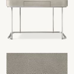 Restoration Hardware Graydon Shagreen Writing Desk