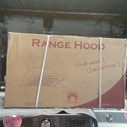 Box Range Hood Stainless Steel W 30”