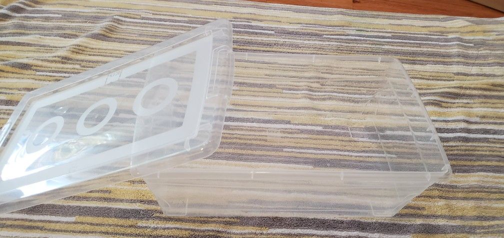 Ten New Plastic Storage Boxes