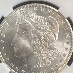 1884-CC Morgan Silver Dollar: 