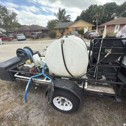 Pressure Cleaning Trailer And Equipment 