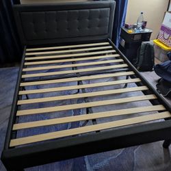 Nectar Upholstered Queen Bed Frame