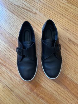 Cole Haan Women's Grandpro Spectator Monkstrap Slip On Sneakers Black Size 8